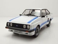 Ford Escort MK2 RS 2000 X-Pack 1977 bianco modellino auto 1:18 MCG