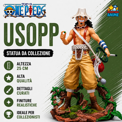 Action figure one piece usopp - action,