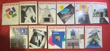 ABITARE Lotto 11 Riviste ANNATA COMPLETA 1987 Arredamento Design Lampade