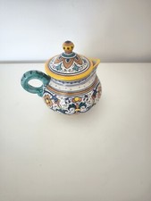 Lattiera ceramica maiolica