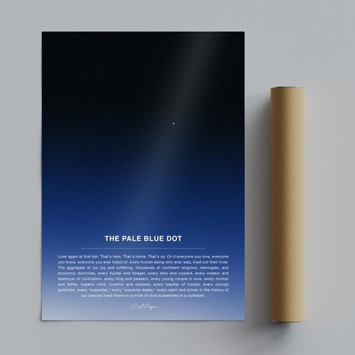 Poster citazione carl sagan - citazione,