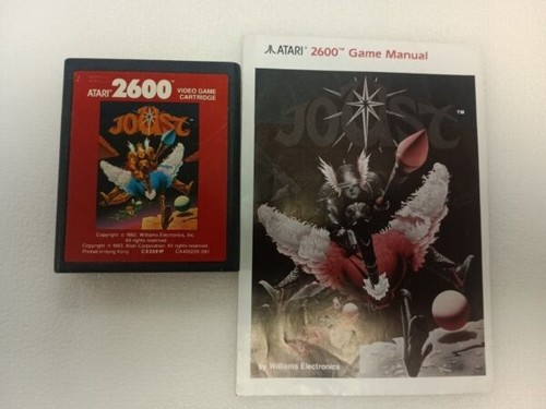 Gioco atari 2600 joust - atari, vintage