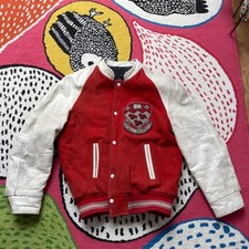 Giacca uomo originale varsity pelle braccia L McGill University Montreal