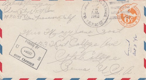 Usa 1942 servizio postale - usa,