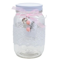 Romantico vetro decorativo con