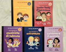 5 libri libretti McDonald's  Italia "Little People, Big Dreams"