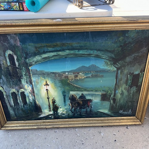 Quadro olio vintage arte - , da
