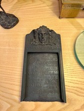 Edoardo Rubino Portaricette pubblicitario Liberty testa Medusa Wassermann bronzo