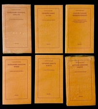 Lotto 6 Volumi Classici Ricciardi Einaudi Manzoni Genovesi Baretti Parini