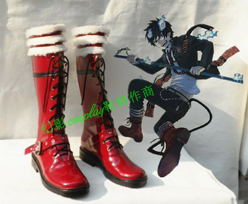 Scarpe cosplay blu esorcista