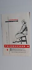 Buvard Carte Publicité Hydrolipopexie THIOMUCASE-H LABORATOIRE A. CASTAIGNE