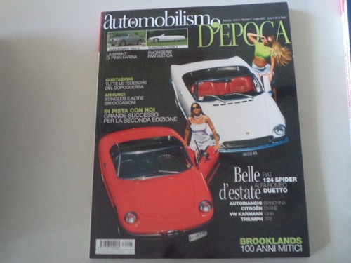 Automobilismo epoca 2007 - automobilismo, d'epoca