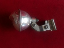 Luce bicicletta d'epoca, 6v, 3w, faro con staffa di montaggio, Made in Germany