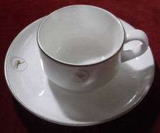Tazza e piattino in porcellana
