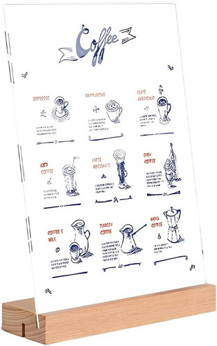 Porta menu espositore da - espositore,