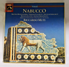 2 LP Giuseppe Verdi – Nabucco cofanetto doppio vinile da collezione opera lirica
