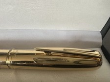 🔴 TOMBOW penna sfera 77 metallo dorato refill roller scrive Giappone vintage 70