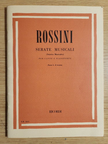 Rossini serate musicali - -, per
