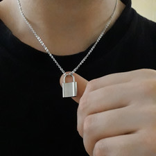 Collana Acciaio inox LUCCHETTO