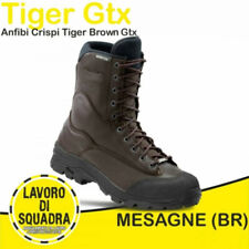 Anfibi CRISPI TIGER GTX Marroni Brown Suola Vibram Trekking Militare Invernali