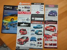 Depliant PIVOT SOEI OETTINGER POLARG 206 SQUALO DEVILGEAR SPEED UP etc. 9 pezzi