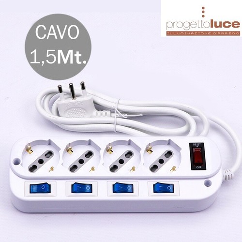 Multipresa elettrica posti 5 - elettrica,