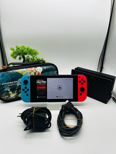 Nintendo switch blu - nintendo, blu/rossa