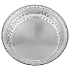  Piatto Piano in Acciaio Inox