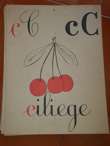 Abecedario parete vintage - parete,