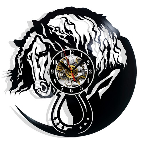 Orologio parete vinile - orologio, in