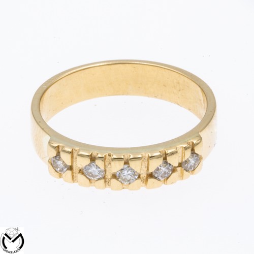 Anello veretta oro giallo - veretta,