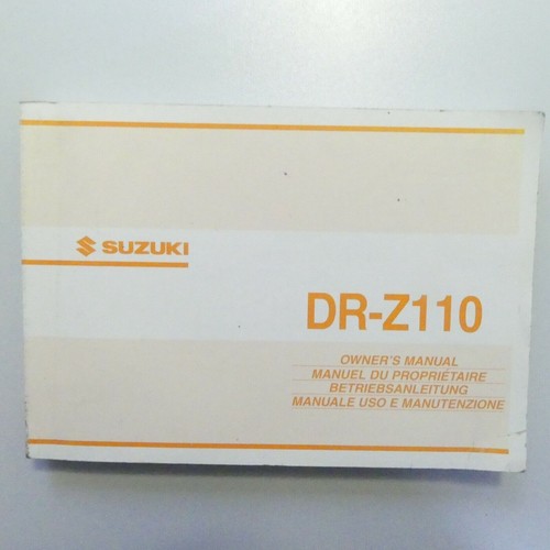 Suzuki 110 manuale di - suzuki, z