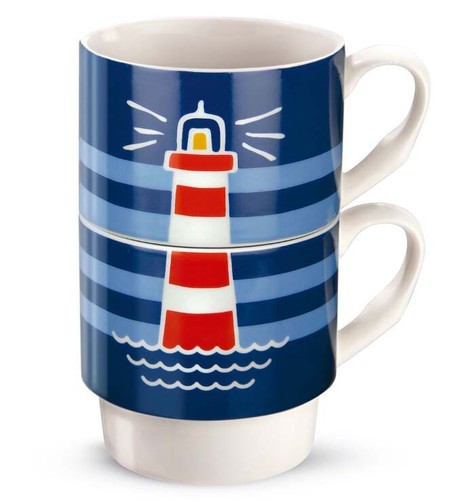 Set tazze mug impilabili - set,