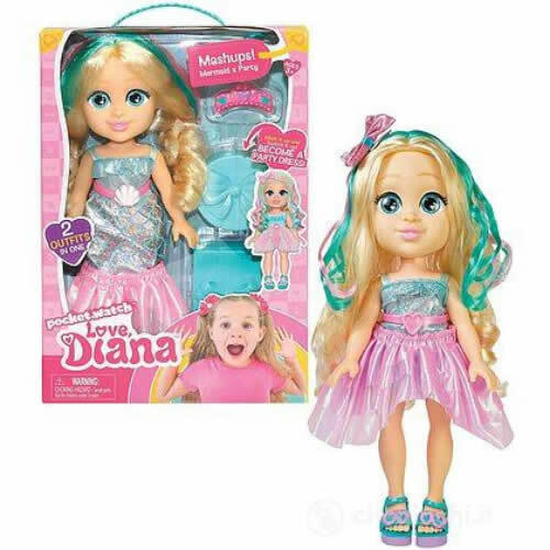 Bambola love diana sirenetta - bambola,