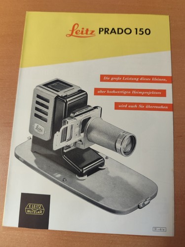 Brochure leitz prado - prado, foto