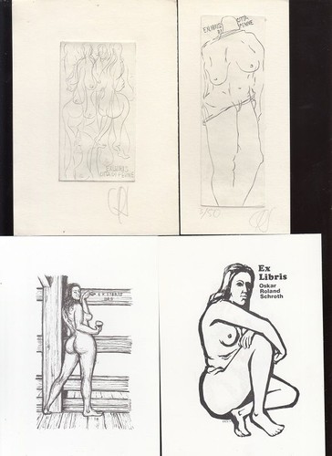 Exlibris bookplate oskar - bookplate,