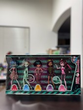 NUOVO! Set 5 bambole Monster High Skull Shores 2012 ritirato!🔥🔥🔥