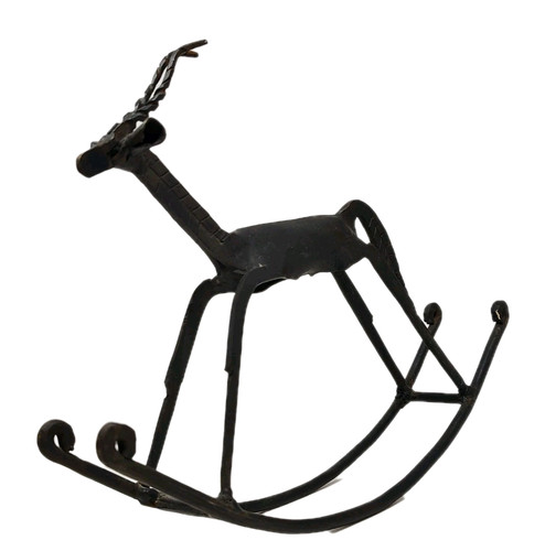 Scultura cavallo dondolo - scultura,