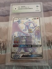 RESHIRAM GX SV51 HIDDEN FATES PSA 10 CARD ENG GRADATO