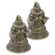 2 pezzi in ottone campanelli