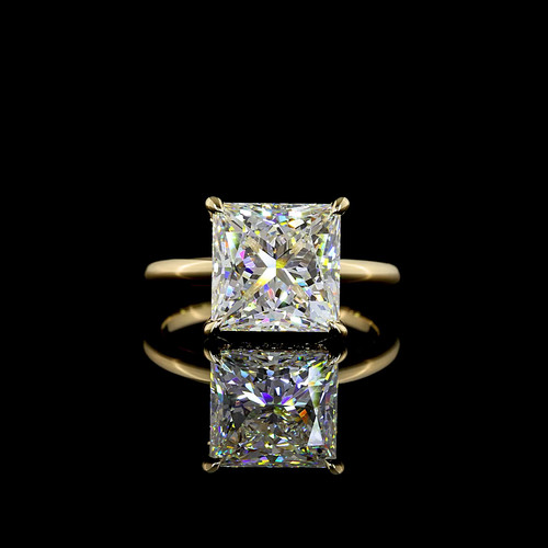 Anello fidanzamento oro - di,