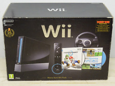 Console Nintendo Wii Black Mario Kart Wii Pack Donkey Kong Original Edition 25°
