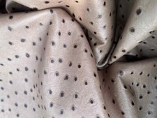 Pelle stampa struzzo vintage