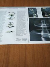 1987 ANGELO MANGIAROTTI SCHIZZI & VETRO SOFFIATO PER VISTOSI DESIGN VINTAGE