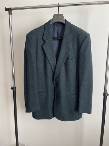Blazer lana verde scuro