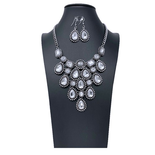 Orecchini collana cristalli - orecchini,