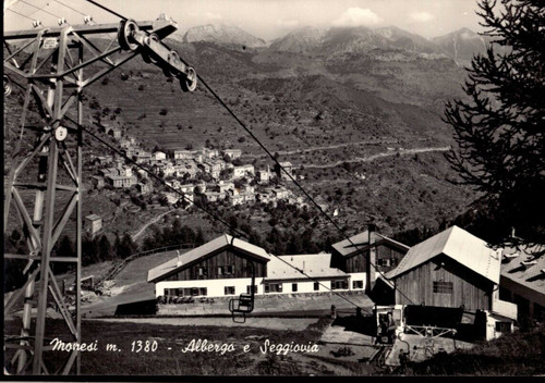 Cartolina monesi albergo - monesi,