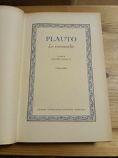 PLAUTO LE COMMEDIE - CLASSICI