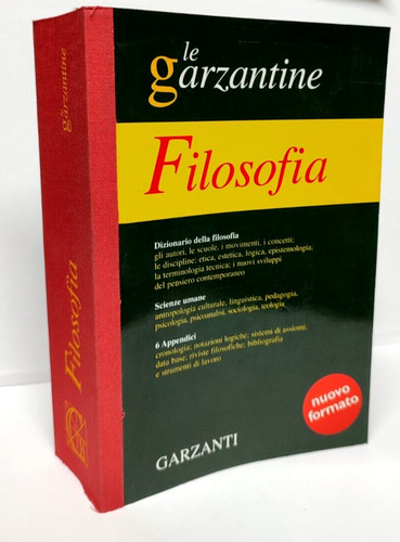 Garzantine filosofia - le,