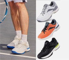 FitVille Scarpe da Ginnastica Uomo Antiscivolo Extra Larghe Tennis Badminton Squash